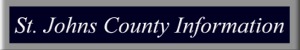St. John's County Information